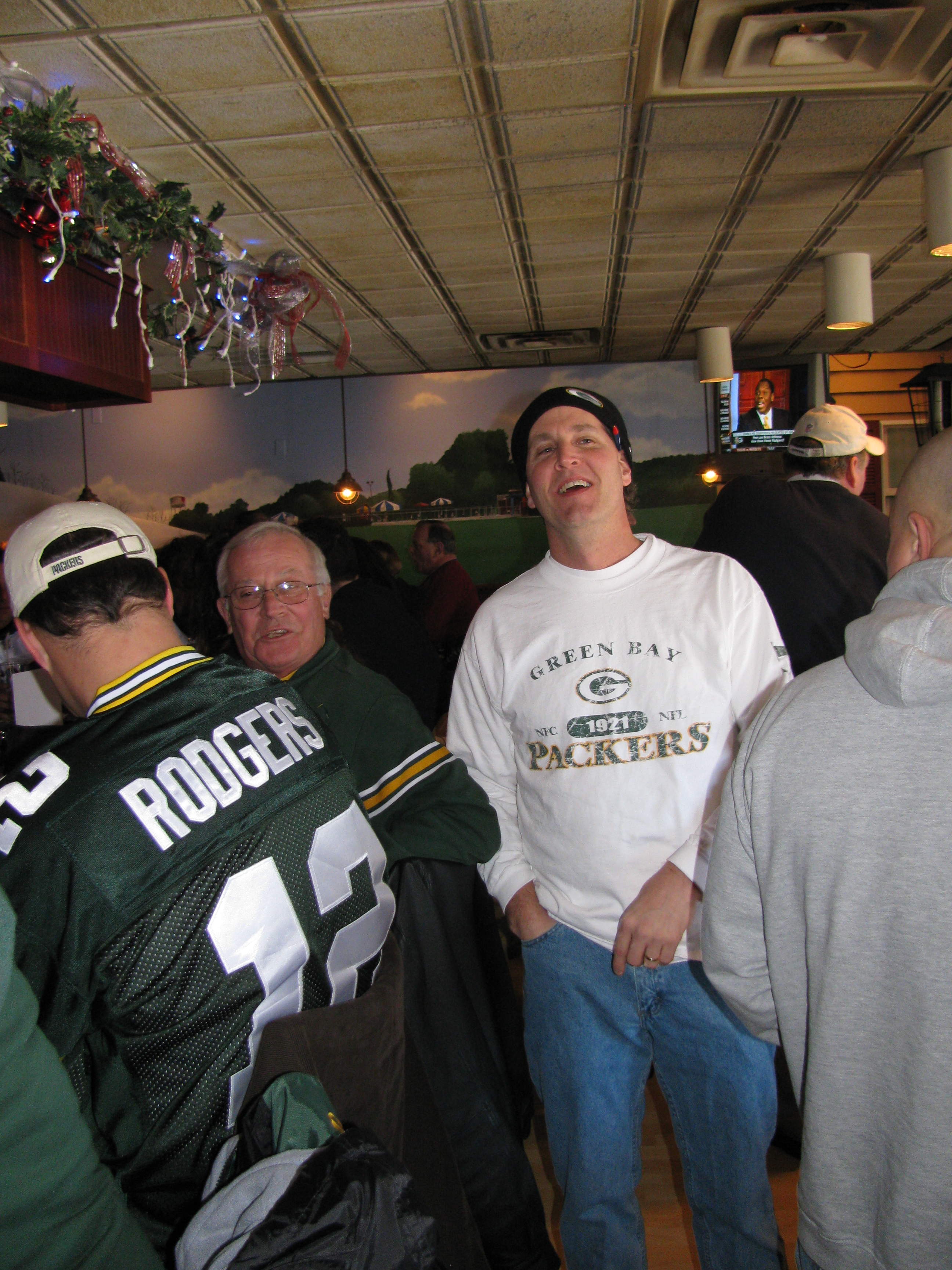 Bears and Packers Playoff Game at the Loves Park Backyard Grill and Bar