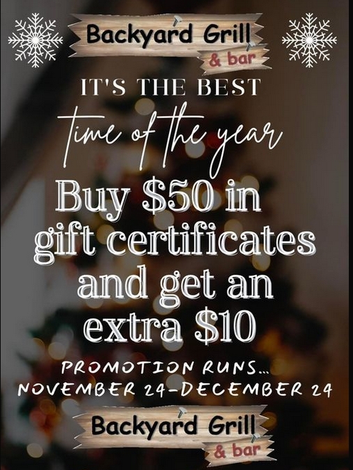 Backyard Grill and Bar Lunch Specials Backyard Grill and Bar